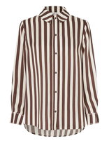 STINE GOYA - Dry Viscose, Long Sleeve Shirt - Marškinėliai ilgomis rankovėmis - Ruda