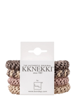 Bon Dep - Original Kknekki 4-Pack - Plaukų gumytė - Ruda