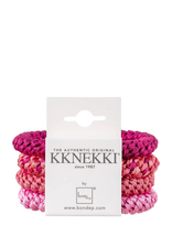 Bon Dep - Original Kknekki 4-Pack - Plaukų gumytė - Rožinė