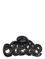 Bon Dep - Love Claw 8Cm Charcoal - Plaukų segtukas - Juoda