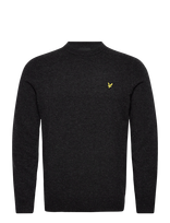 Lyle & Scott - Lambswool Blend Crew Neck Jumper - Apvalios apykaklės megztinis - Pilka