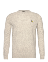 Lyle & Scott - Lambswool Blend Crew Neck Jumper - Apvalios apykaklės megztinis - Pilka