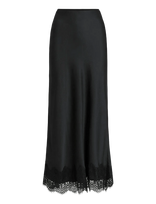 Vila - Viellette Hw Ankle Lace Skirt - Noos - Maxi sijonas - Juoda
