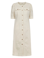 Nümph - Nusilva Dress - Džinsinė suknelė - Kreminė spalva