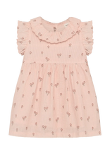 Minymo - Dress Ss Aop W. Lining - Laisvalaikio suknelė be rankovių - Rožinė