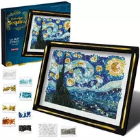 Sequin picture La nuit etoilee STARRY NIGHT Sequin embroidery 1680pcs ZA6710
