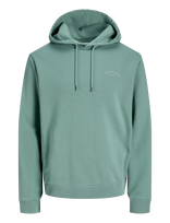 Jack & Jones - Jjcollege Logo Sweat Hood - Džemperis - Žalia