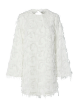YAS - Yasdio Ls Mini Dress - Celeb - Trumpa suknelė - Balta