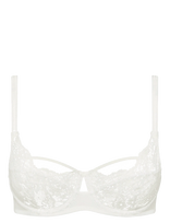 CHANTELLE - Crush Half-Cup Support Bra - Liemenėlė su lankeliu - Balta
