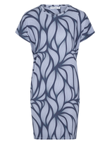 Femilet - Yara Big Shirt Long Sleeves - Naktiniai marškiniai - Mėlyna