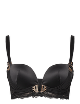 Hunkemöller - Avela Pp Push Ll - Push Up liemenėlė - Juoda