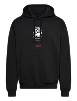 HUGO - Yuki Hood_01-Rb25 - Džemperis - Juoda