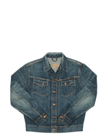 Nudie Jeans - Conny Denim Jacket Heavy Used - Džinsinis švarkas be pamušalo - Mėlyna