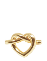 Jane Koenig - Big Tied Heart Stud - Auskarai - Aukso
