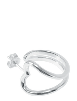 Jane Koenig - Open Heart Hoop - Auskarai - Sidabro