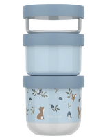 Mepal - Snackboks-Tårn Mio Forest Friends 3 Dele - Pietų dėžutė - Mėlyna