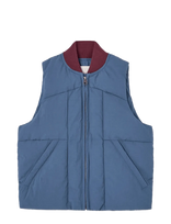 THE ANIMALS OBSERVATORY - Lobster Kid Puffer Vest Blue-Grey - Lauko liemenės - Mėlyna