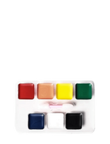 IPK - Face Paint Palette, 7 Colors - Veido dažai - Raudona