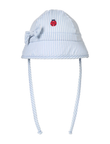 Vanilla Copenhagen - Sun Bucket Hat - Seersucker - Kepurė - Mėlyna