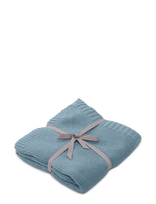 Vanilla Copenhagen - Strikket Babytæppe - Misty Blue - Kūdikių antklodė - Mėlyna