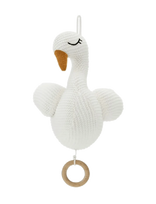 Vanilla Copenhagen - Bamse Med Musik - Swan - Muzikinis pliušinis žaislas - Balta