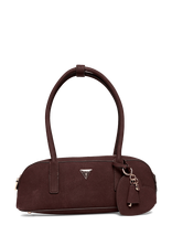 GUESS - Isobel Sml Shoulder Satchel - Rankinė - Ruda