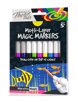 Marvin's Magic - Magic Pens - Multi Layer - Spalvoti pieštukai - Marga / raštuota
