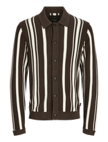 Jack & Jones - Jprbladevin Knit Cardigan Styd Aw25 - Megztinis - Ruda