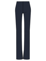 Calvin Klein - Eu Stretch Crepe Straight Pant - Tiesaus kirpimo džinsai - Tamsiai mėlyna