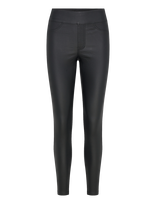 Bubbleroom - Push-Up Coated Slim Trousers - Aptempti džinsai - Juoda