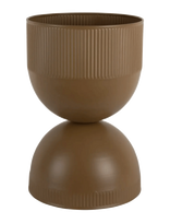 Present Time - Plant Pot Tonar Medium - Gėlių vazonas - Ruda