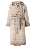Missoni Home - Marea Hooded Bathrobe - Chalatas - Kreminė spalva