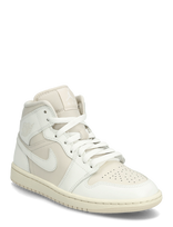 Nike - Nike Air Jordan 1 Mid - Sportiniai aukštakulniai sportbačiai - Kreminė spalva