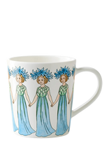 Design House Stockholm - Cornflower Mug With Handle - Kavos puodelis - Balta