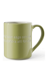 Design House Stockholm - Astrid Lindgren Mug 31 - Kavos puodelis - Žalia