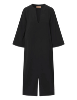Rue De Tokyo - Danutas Recycled Heavy Crepe - Iki kelių ir midi suknelės - Juoda