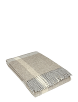 Sekan Studio - Plaid 140X200, Light Grey / Natural - Antklodė ir užtiesalas - Smėlio