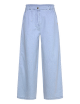 Coster Copenhagen - Denim Pants With Embroidery - Petra - Platūs džinsai - Mėlyna