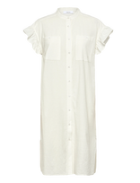 Coster Copenhagen - Gwen Solid Shirt Dress - Iki kelių ir midi suknelės - Balta