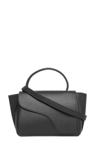 ATP Atelier - Arezzo Black Grained Calf - Rankinė - Juoda
