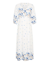 Kaffe - Karosine Long Dress - Ilga suknelė - Balta