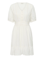 Kaffe - Kabea Dress - Trumpa suknelė - Balta
