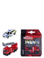 Majorette - Majorette Swedish S.o.s. 2 Pieces Set - Kiti žaisliniai automobiliai - Raudona