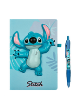 Undercover - Squishy Notebook Lilo & Stitch - Kalendoriai ir užrašų knygelės - Mėlyna