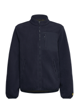 Lyle & Scott - Nylon Trim Polar Fleece - Flisinė striukė - Tamsiai mėlyna