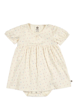 Müsli By Green Cotton - Spring Puff S/S Dress Body - Suknelė trumpomis rankovėmis kūdikiui - Kreminė spalva
