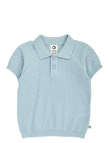 Müsli By Green Cotton - Sea Knit S/S Polo T Baby - Trumparankoviai polo marškinėliai - Mėlyna