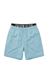 Calvin Klein - Medium Drawstring Boxer - Sportiniai maudymosi šortai - Juoda