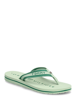 Tommy Hilfiger - Th Webbing Summer Sandal - Šlepetės - Žalia