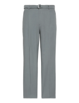Calvin Klein - Straight Lyocell Belted Pltd Tro - Klasikinės kelnės - Pilka